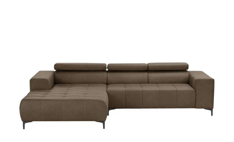 switch Ecksofa aus Mikrofaser Caro ¦ braun ¦ Maße (cm): B: 289 H: 93 T: 175.0 Polstermöbel > Sofas > Ecksofas - Höffner