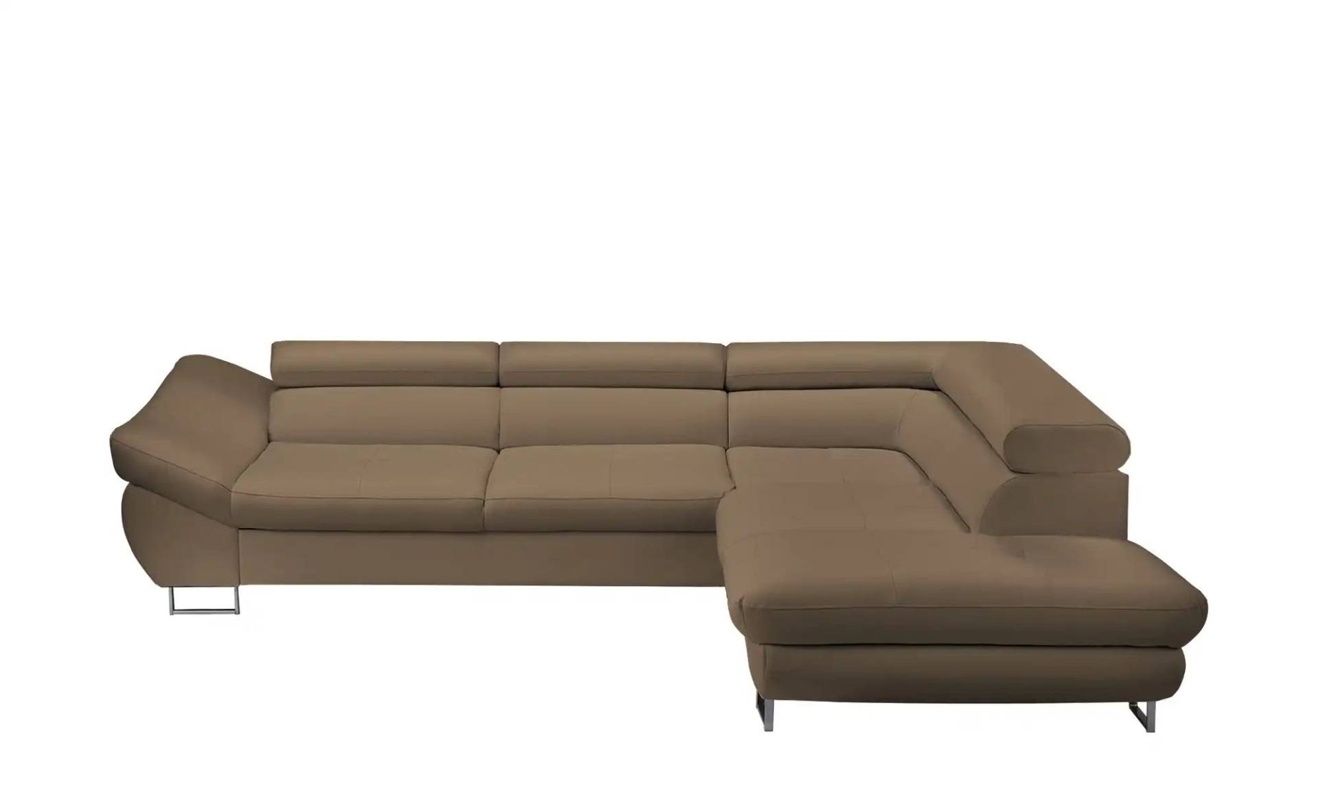 switch Ecksofa aus Kunstleder Fabio ¦ beige ¦ Maße (cm): B: 280 H: 69 T: 235 Polstermöbel > Sofas > Ecksofas - Höffner