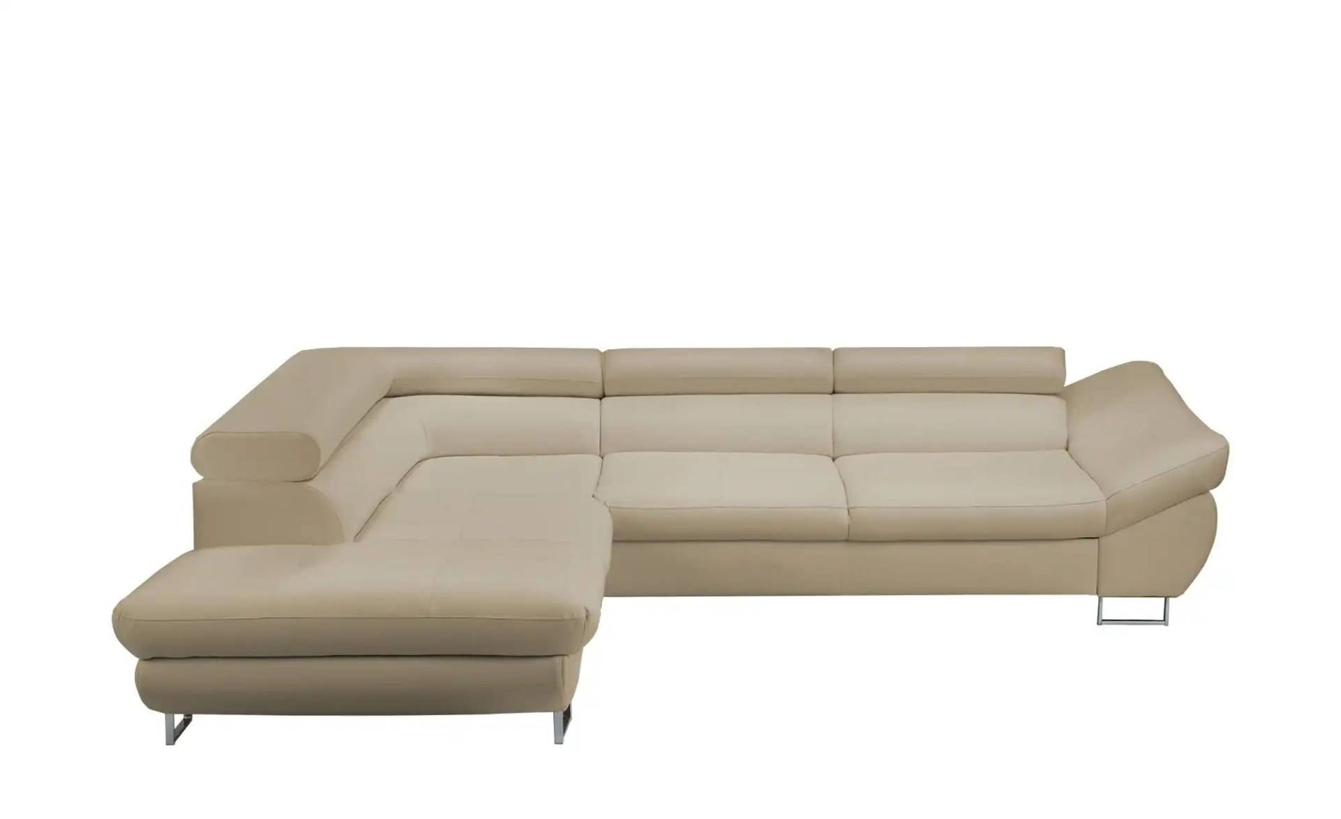 switch Ecksofa aus Kunstleder Fabio ¦ beige ¦ Maße (cm): B: 280 H: 69 T: 235 Polstermöbel > Sofas > Ecksofas - Höffner