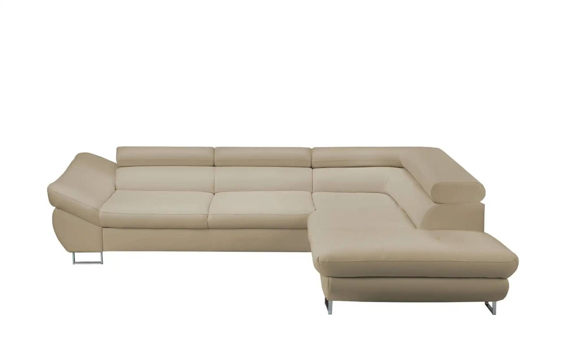 switch Ecksofa aus Kunstleder Fabio ¦ beige ¦ Maße (cm): B: 280 H: 69 T: 235 Polstermöbel > Sofas > Ecksofas - Höffner