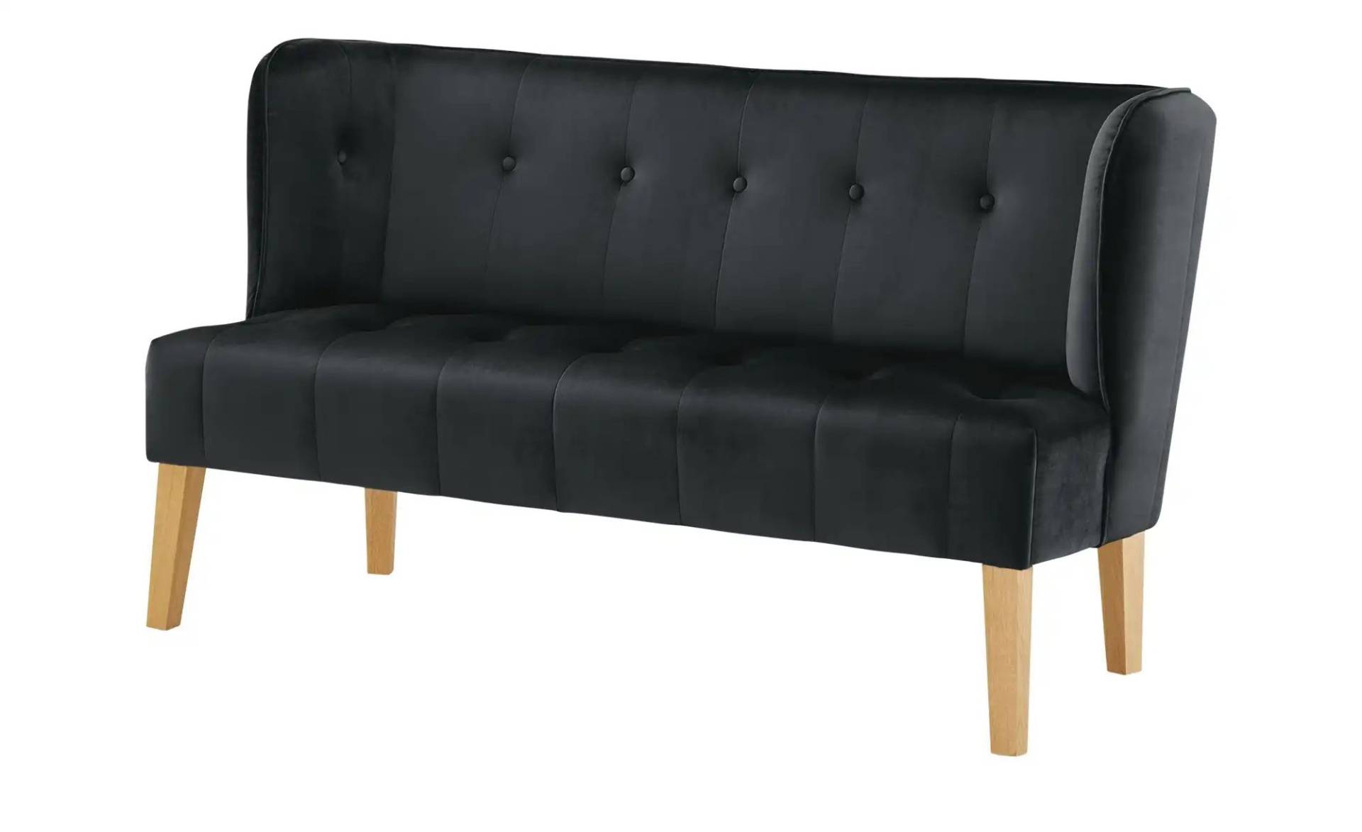 switch Küchensofa  Samt Bella ¦ schwarz ¦ Maße (cm): B: 158 H: 90 T: 69 Bänke > Einzelbänke - Höffner