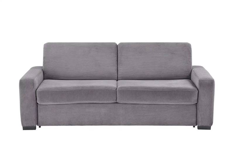 switch Schlafsofa aus Cord Vanila ¦ grau ¦ Maße (cm): B: 220 H: 87 T: 98.0 Polstermöbel > Sofas > 3-Sitzer - Höffner
