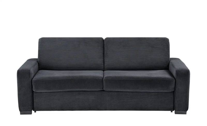 switch Schlafsofa aus Cord Vanila ¦ schwarz ¦ Maße (cm): B: 220 H: 87 T: 98.0 Polstermöbel > Sofas > 3-Sitzer - Höffner