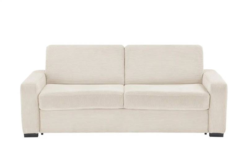 switch Schlafsofa aus Cord Vanila ¦ creme ¦ Maße (cm): B: 220 H: 87 T: 98.0 Polstermöbel > Sofas > 3-Sitzer - Höffner