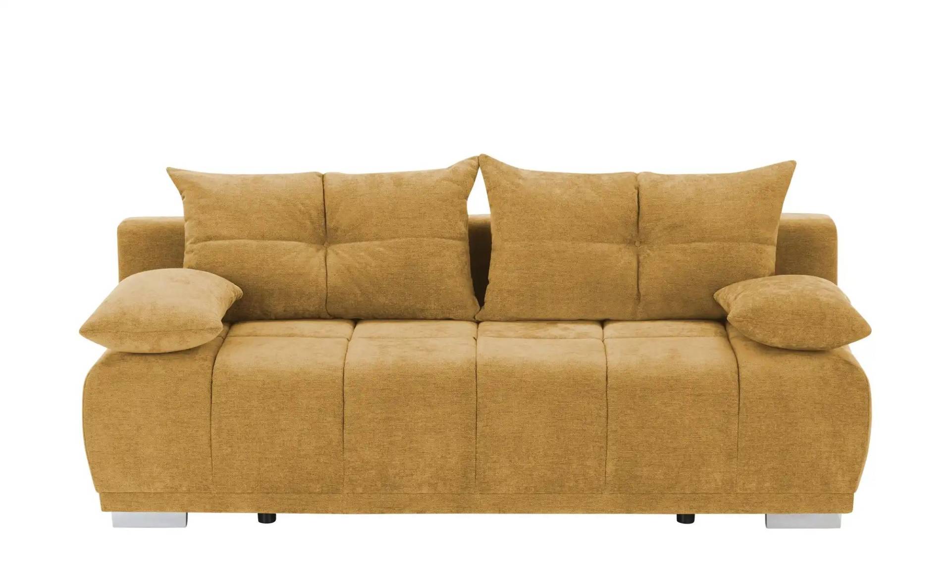 switch Schlafsofa mit Boxspringpolsterung  Gala ¦ gelb ¦ Maße (cm): B: 208 H: 92 T: 102.0 Polstermöbel > Sofas > 2-Sitzer - Höffner