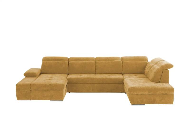 switch Wohnlandschaft  Avilla ¦ gelb ¦ Maße (cm): B: 355 H: 86 T: 234.0 Polstermöbel > Sofas > Schlafsofas - Höffner