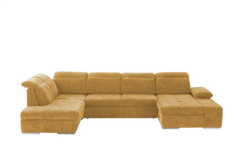 switch Wohnlandschaft  Avilla ¦ gelb ¦ Maße (cm): B: 355 H: 86 T: 234.0 Polstermöbel > Sofas > Schlafsofas - Höffner