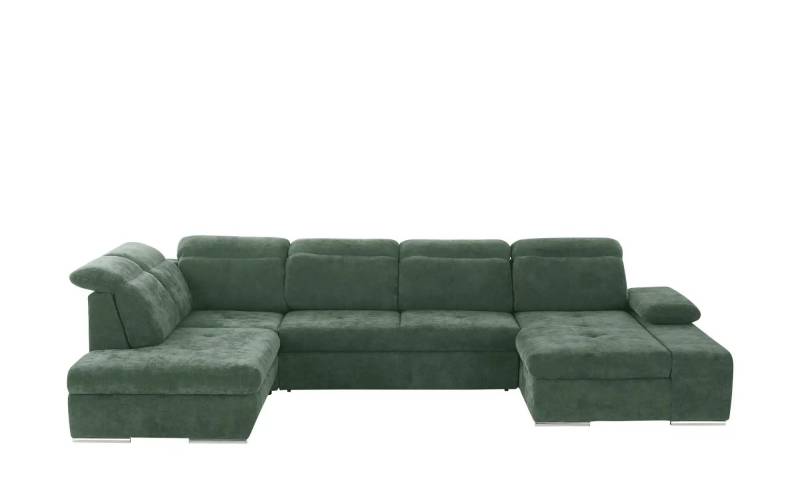 switch Wohnlandschaft  Avilla ¦ grün ¦ Maße (cm): B: 355 H: 86 T: 234.0 Polstermöbel > Sofas > Schlafsofas - Höffner