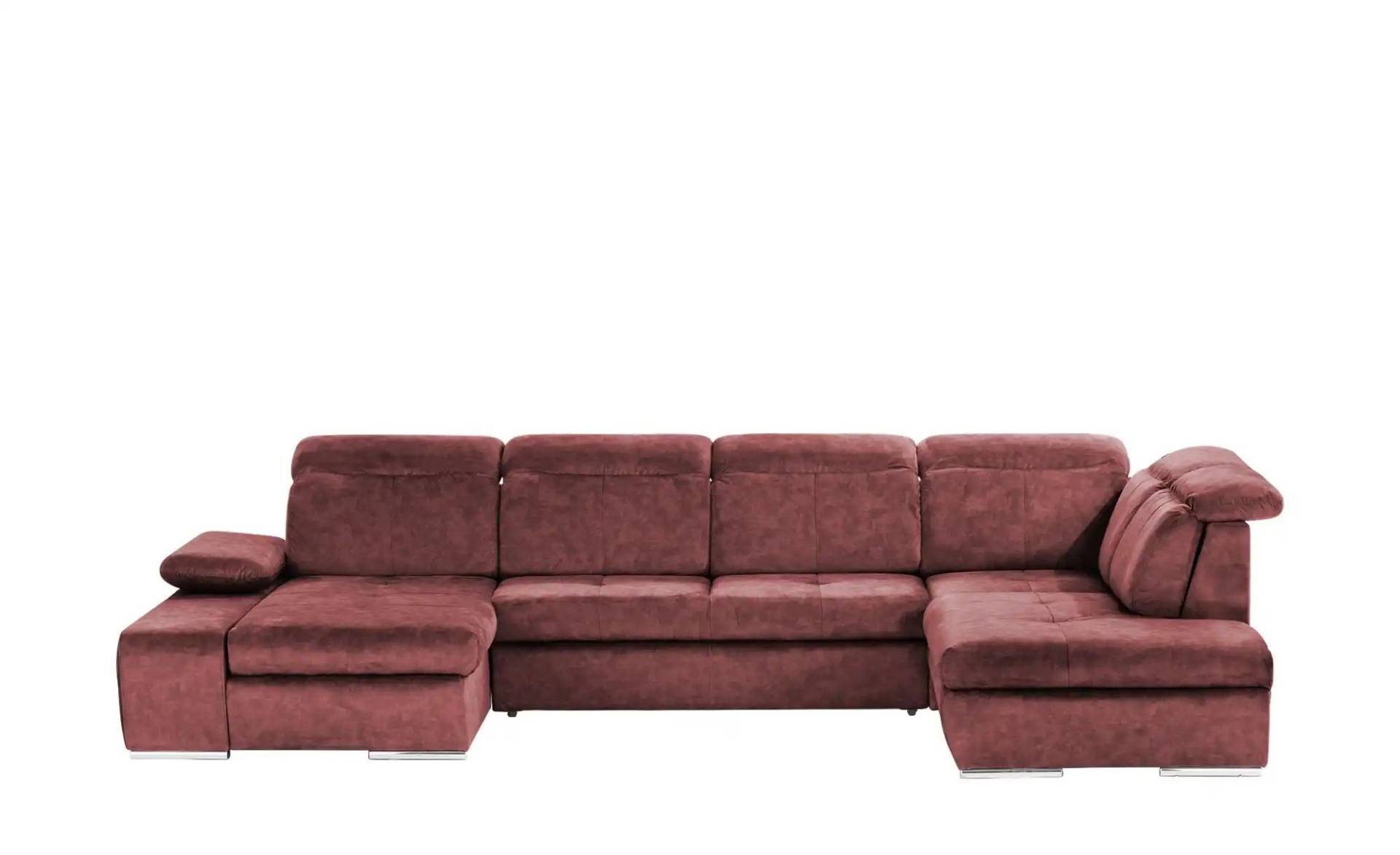 Twist Wohnlandschaft aus Flachgewebe Avilla ¦ rosa/pink ¦ Maße (cm): B: 355 H: 86 T: 234 Polstermöbel > Sofas > Schlafsofas - Möbel Kraft