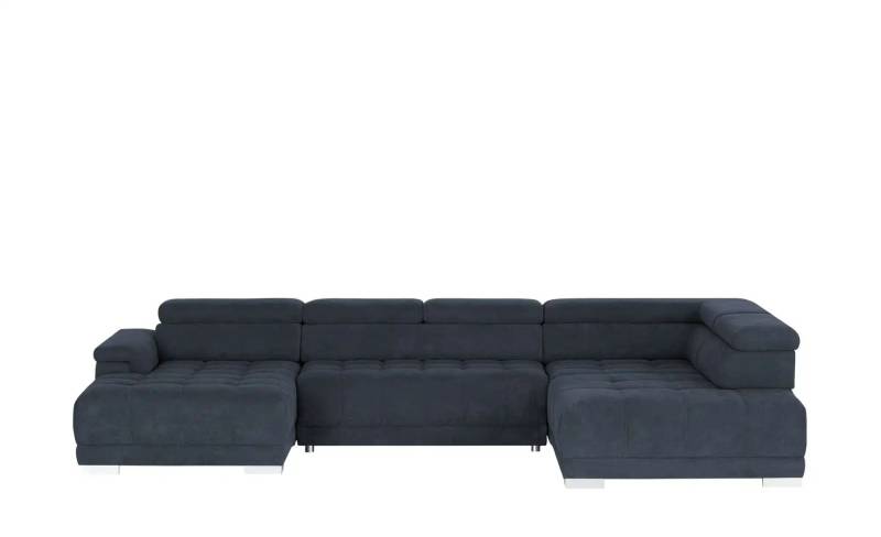 Twist Wohnlandschaft aus Mikrofaser Campo ¦ blau ¦ Maße (cm): B: 374 H: 101 T: 220.0 Polstermöbel > Sofas > Wohnlandschaften - Möbel Kraft