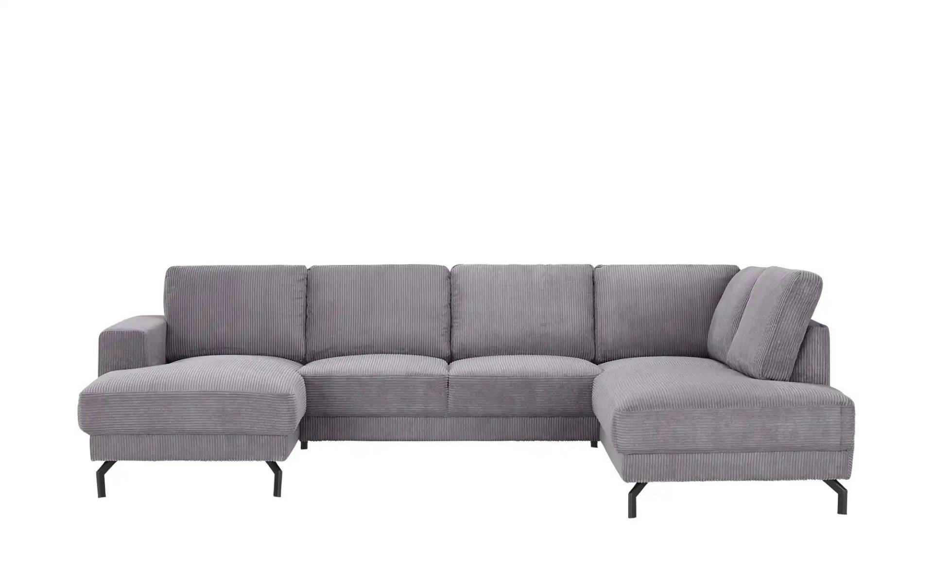 switch Wohnlandschaft  aus Cord Brazil ¦ grau ¦ Maße (cm): B: 303 H: 78 T: 200.0 Polstermöbel > Sofas > Wohnlandschaften - Höffner