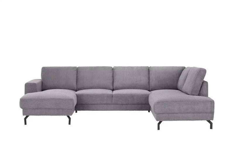 switch Wohnlandschaft  aus Cord Brazil ¦ grau ¦ Maße (cm): B: 303 H: 78 T: 200.0 Polstermöbel > Sofas > Wohnlandschaften - Höffner