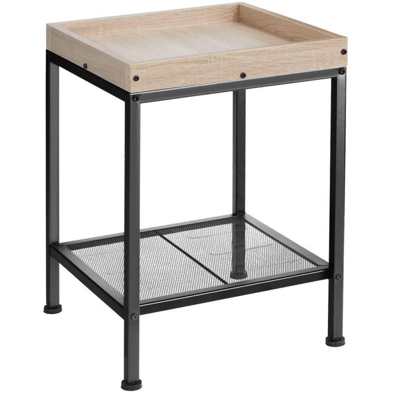 tectake BEISTELLTISCH Natur