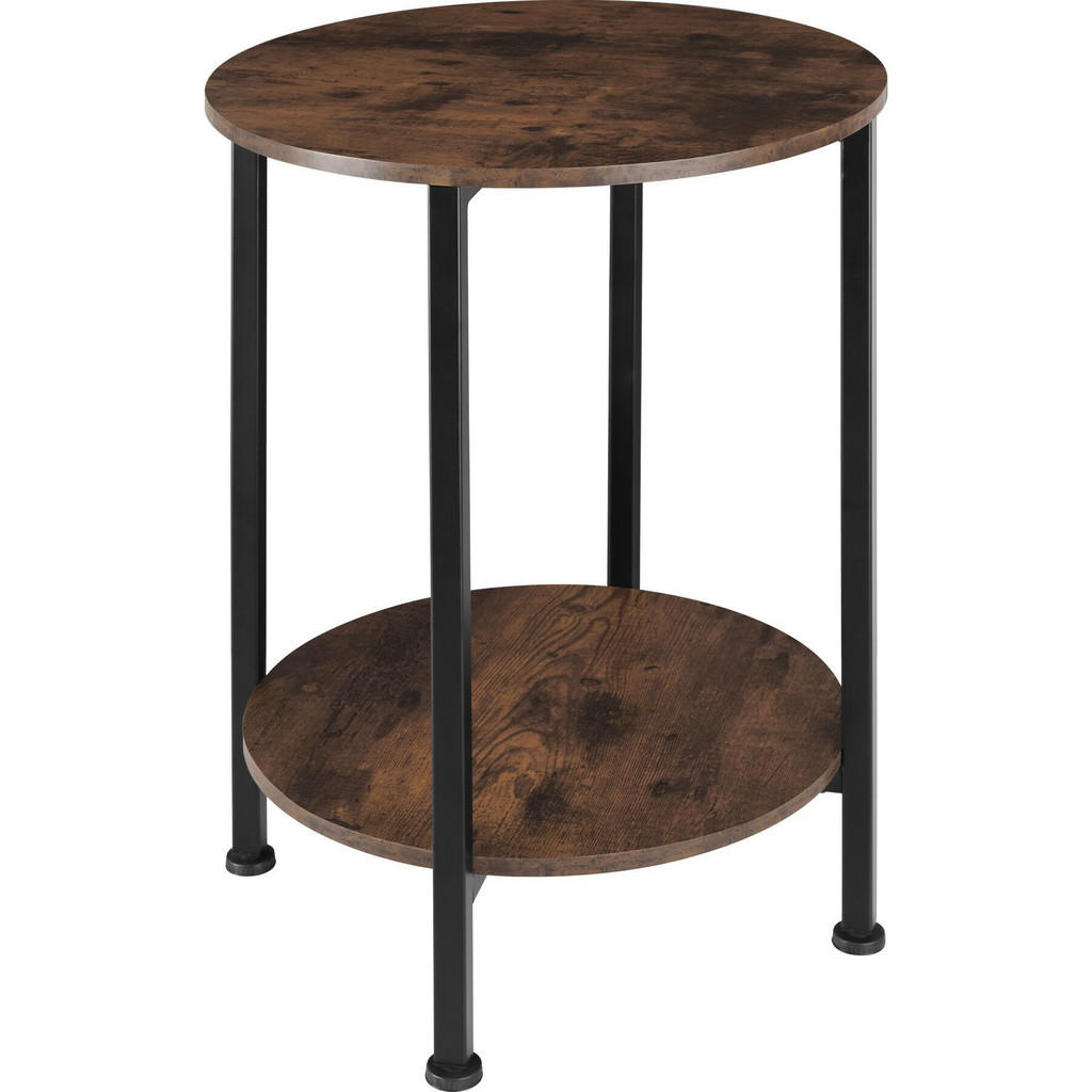 tectake Beistelltisch, Rost, Holz, Beton Optik, 45x64x45 cm, Wohnzimmer, Wohnzimmertische, Beistelltische tectake Beistelltisch, Rost, Holz, Beton Optik, 45x64x45 cm, Wohnzimmer, Wohnzimmertische, Beistelltische von tectake
