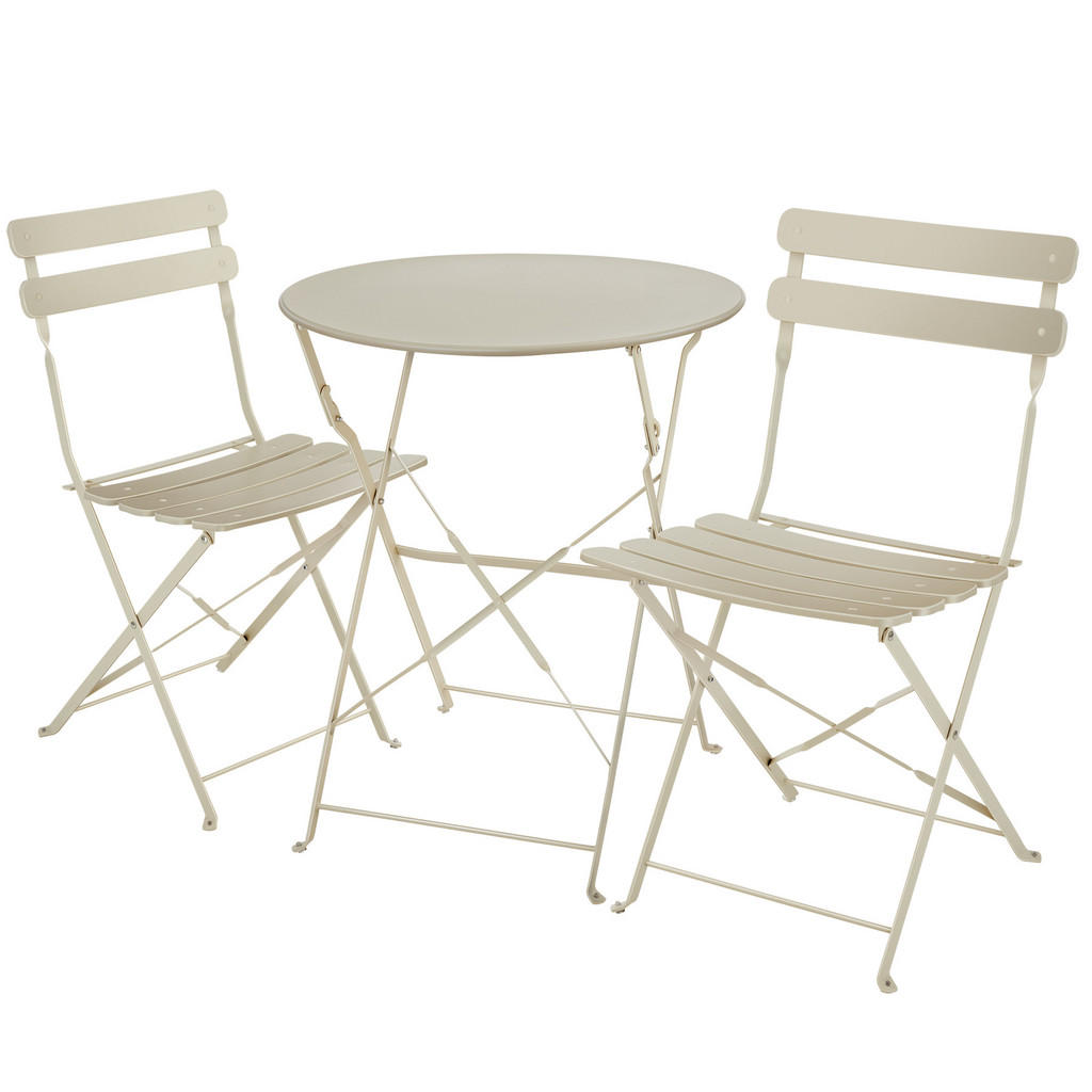 tectake BISTROTISCH Creme tectake BISTROTISCH Creme