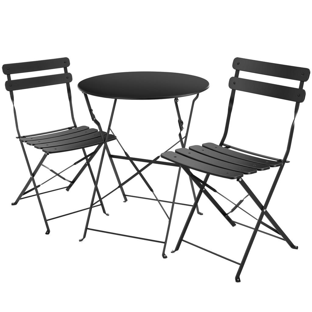 tectake BISTROTISCH Schwarz tectake BISTROTISCH Schwarz