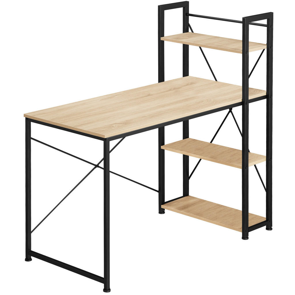 tectake COMPUTERTISCH Natur