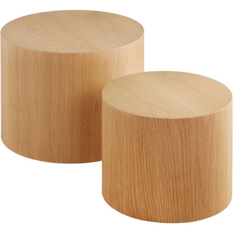 tectake COUCHTISCHE Eiche