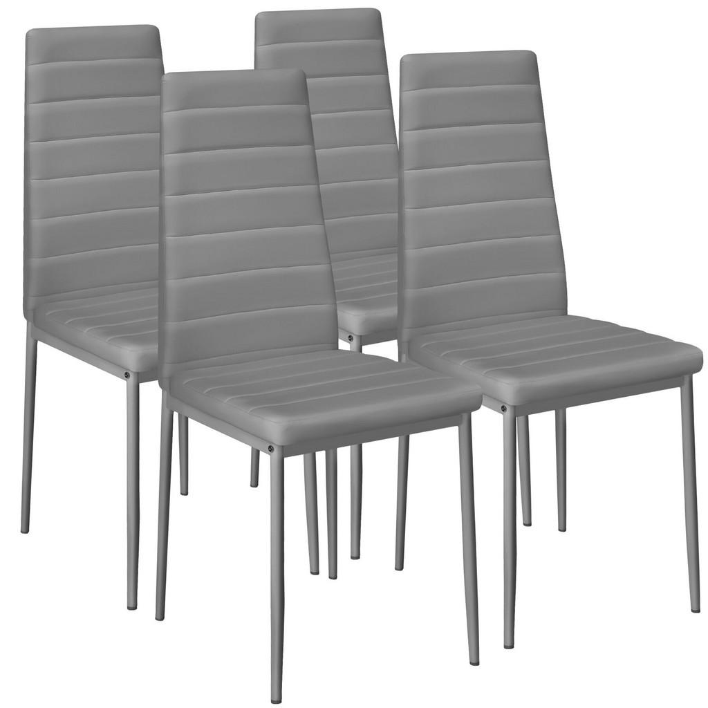 tectake ESSZIMMERSTUHL Grau tectake ESSZIMMERSTUHL Grau