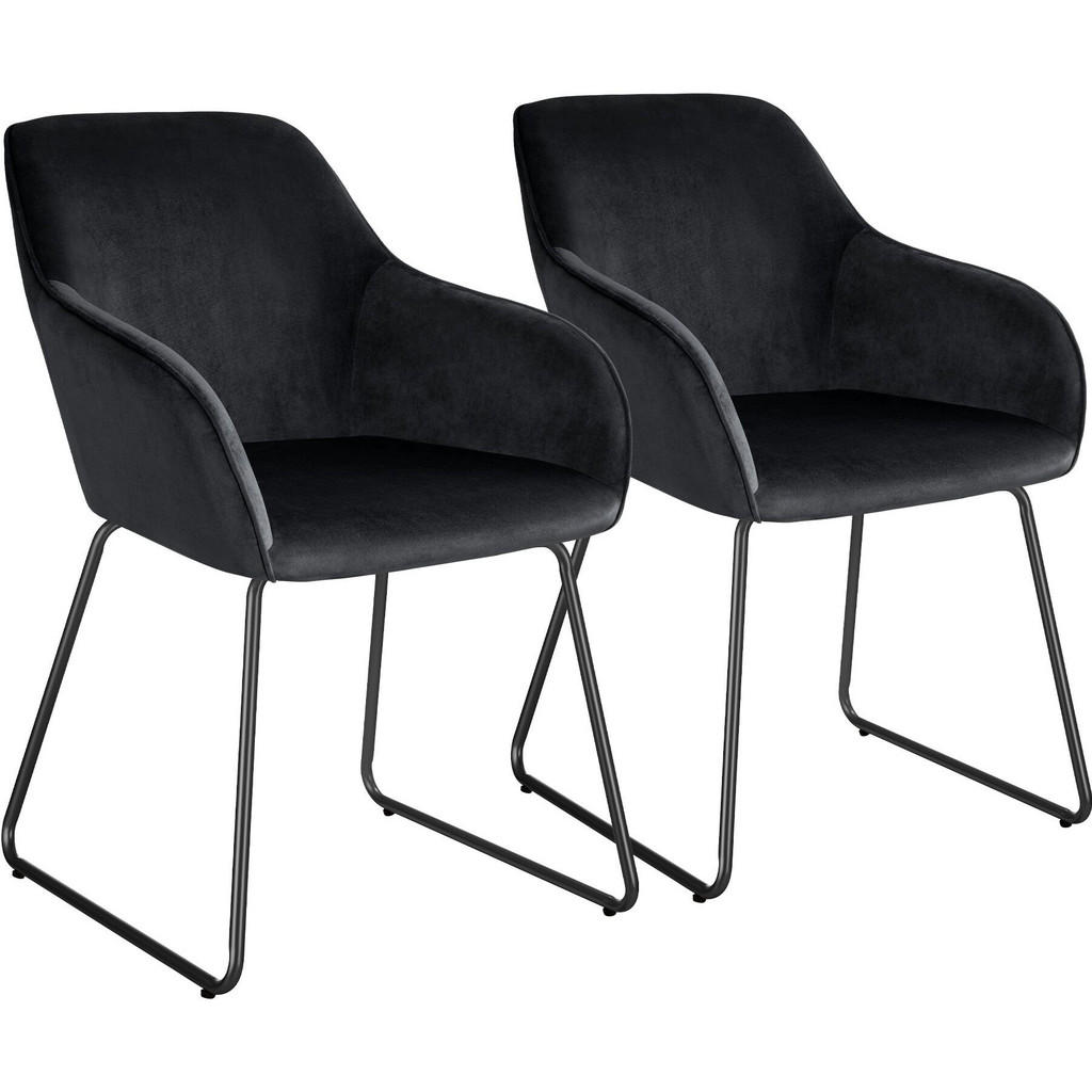 tectake ESSZIMMERSTUHL Schwarz tectake ESSZIMMERSTUHL Schwarz