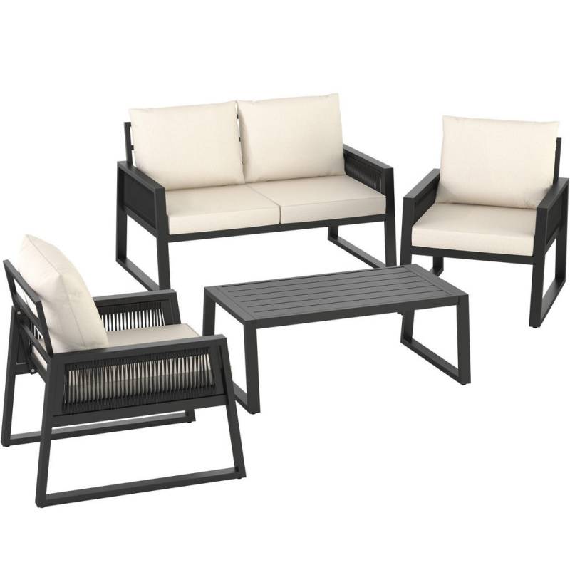 tectake GARTEN-LOUNGE Anthrazit