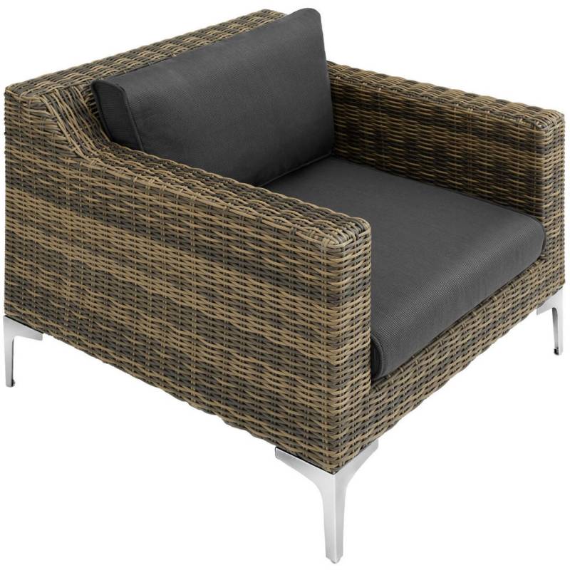 tectake GARTEN-LOUNGE-SET Anthrazit