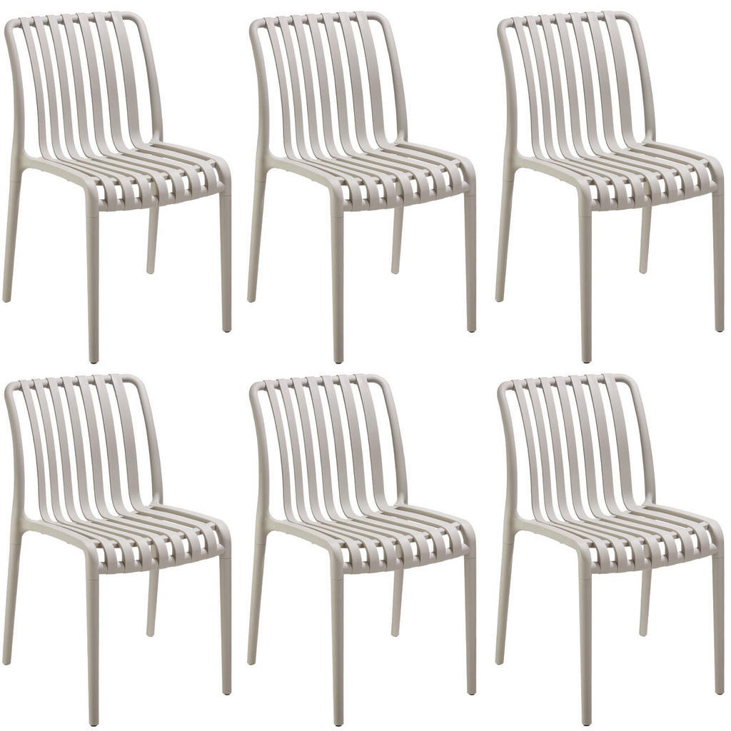 tectake GARTENSTÜHLE Taupe tectake GARTENSTÜHLE Taupe