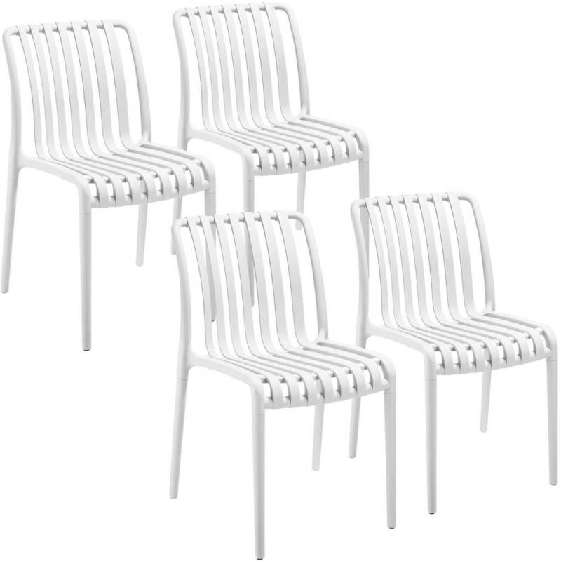 tectake GARTENSTÜHLE Creme