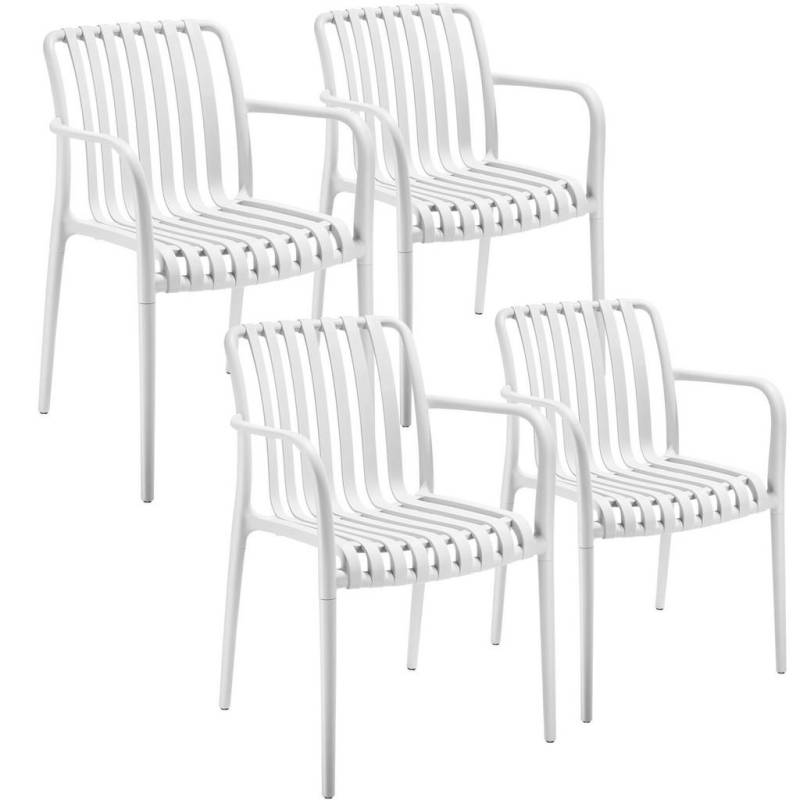 tectake GARTENSTÜHLE Creme