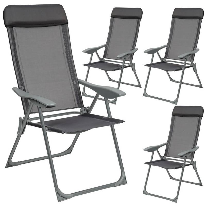 tectake GARTENSTUHL Anthrazit