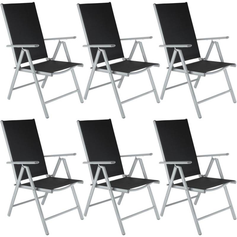 tectake GARTENSTUHL Silber