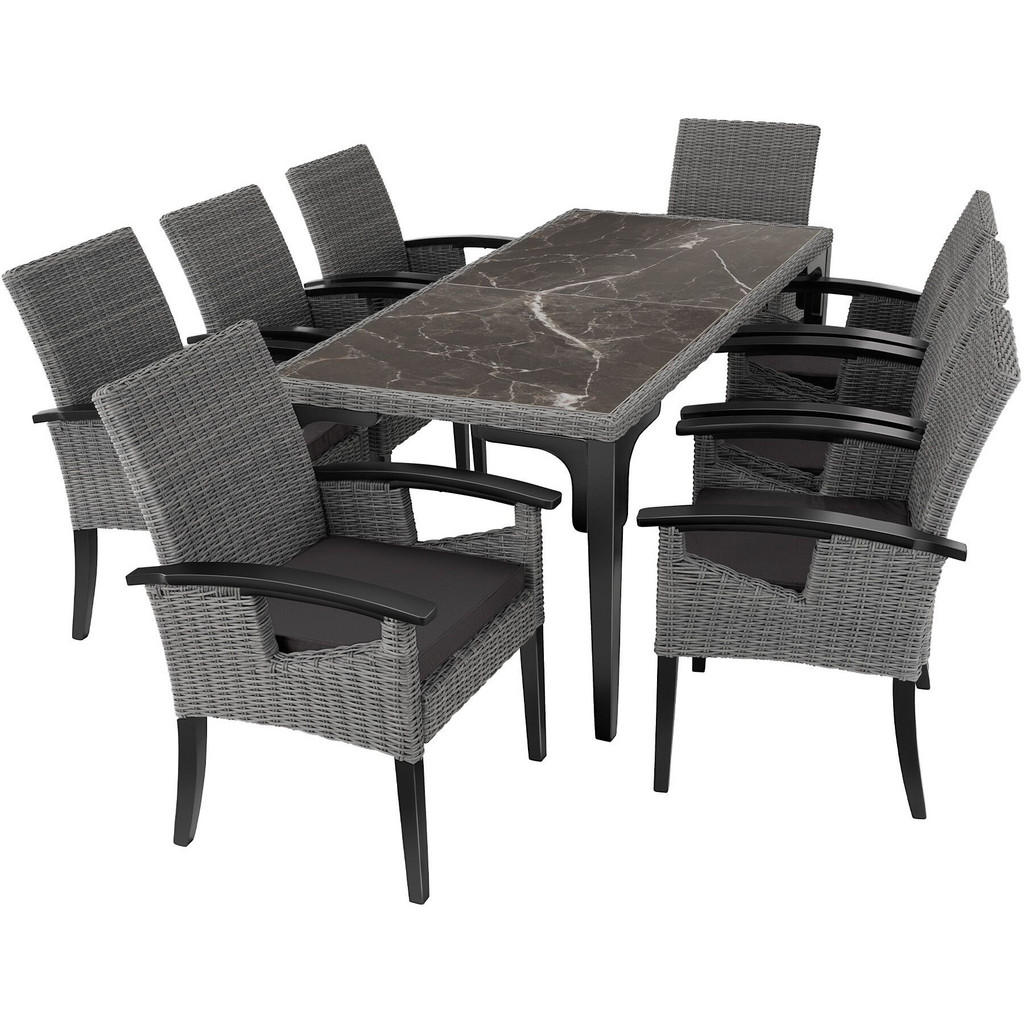 tectake GARTENTISCH Grau tectake GARTENTISCH Grau