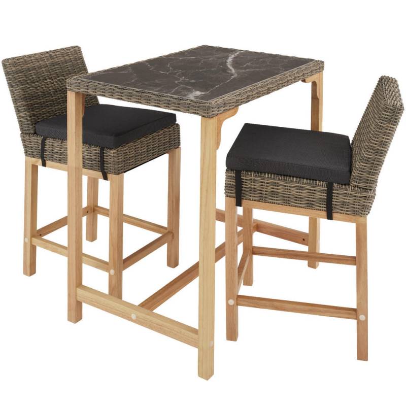 tectake GARTENTISCH Natur
