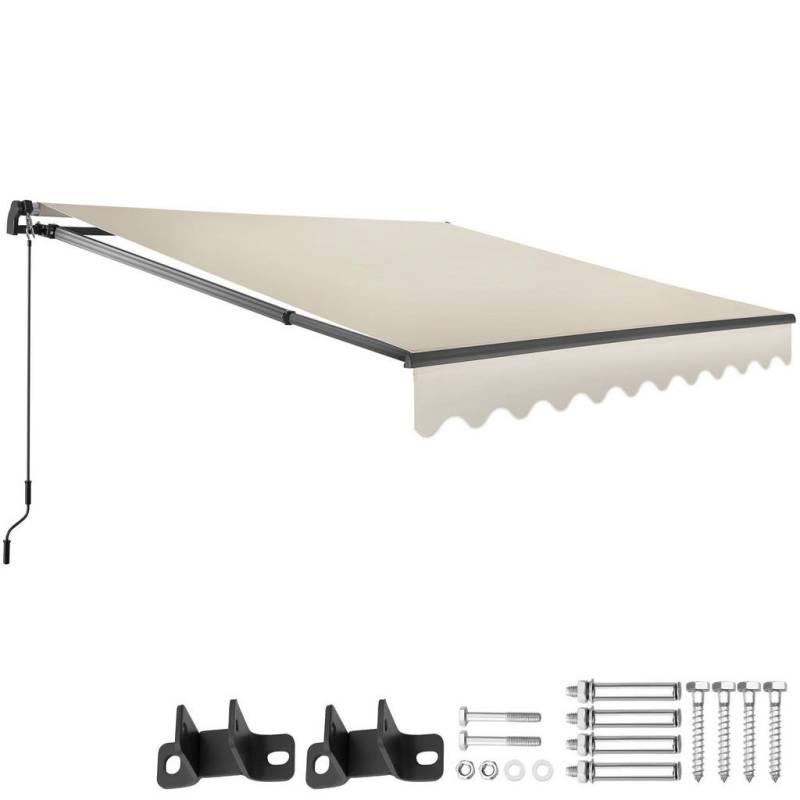 tectake GELENKARMMARKISE Beige