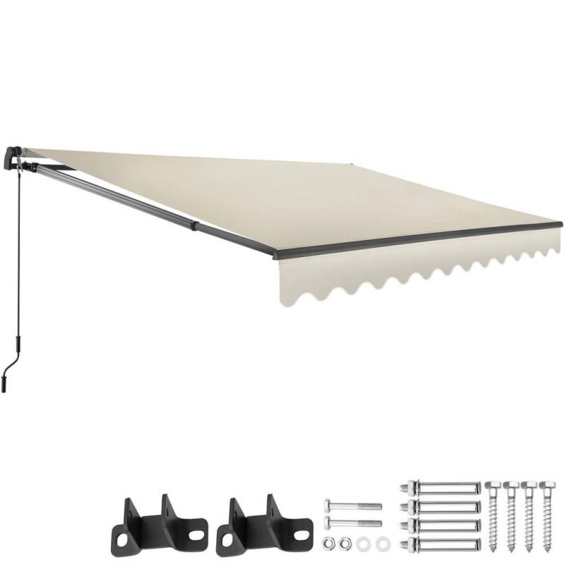 tectake GELENKARMMARKISE Beige