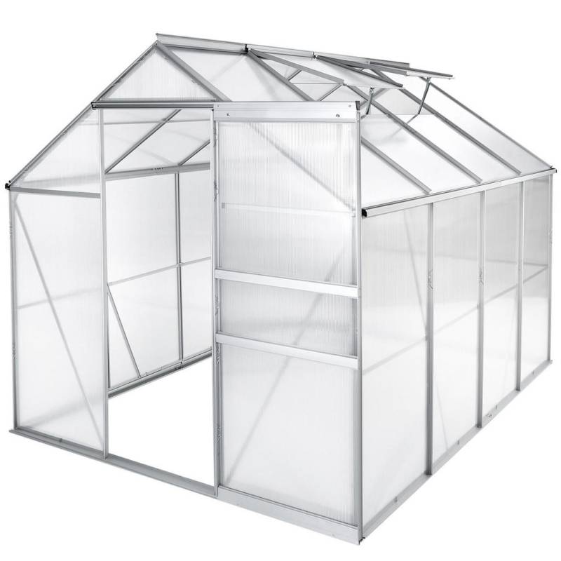 tectake GEWÄCHSHAUS, Transparent