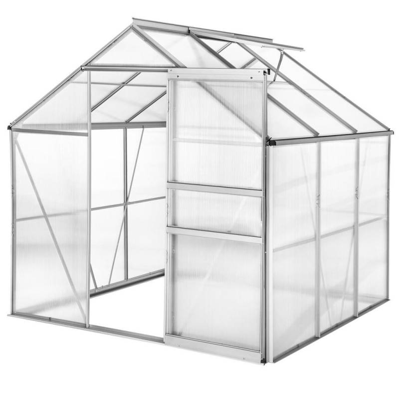 tectake GEWÄCHSHAUS, Transparent