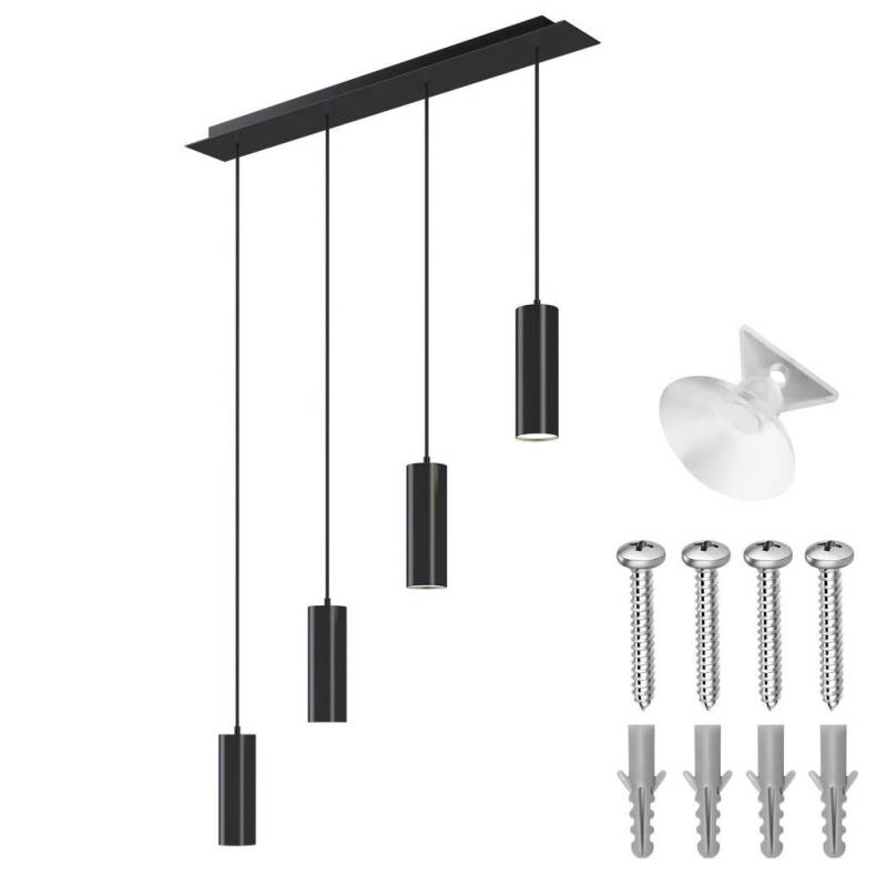 tectake HÄNGELEUCHTE Schwarz