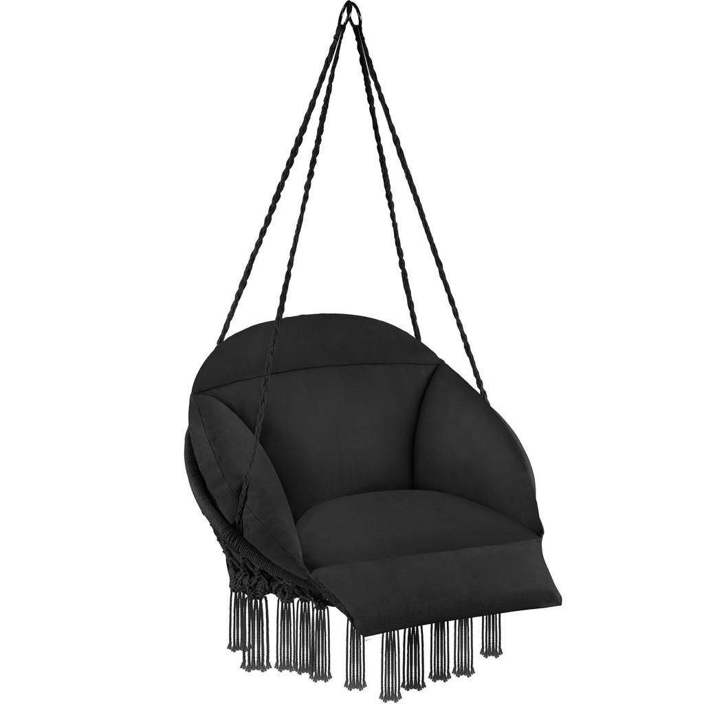 tectake HÄNGESESSEL Schwarz tectake HÄNGESESSEL Schwarz