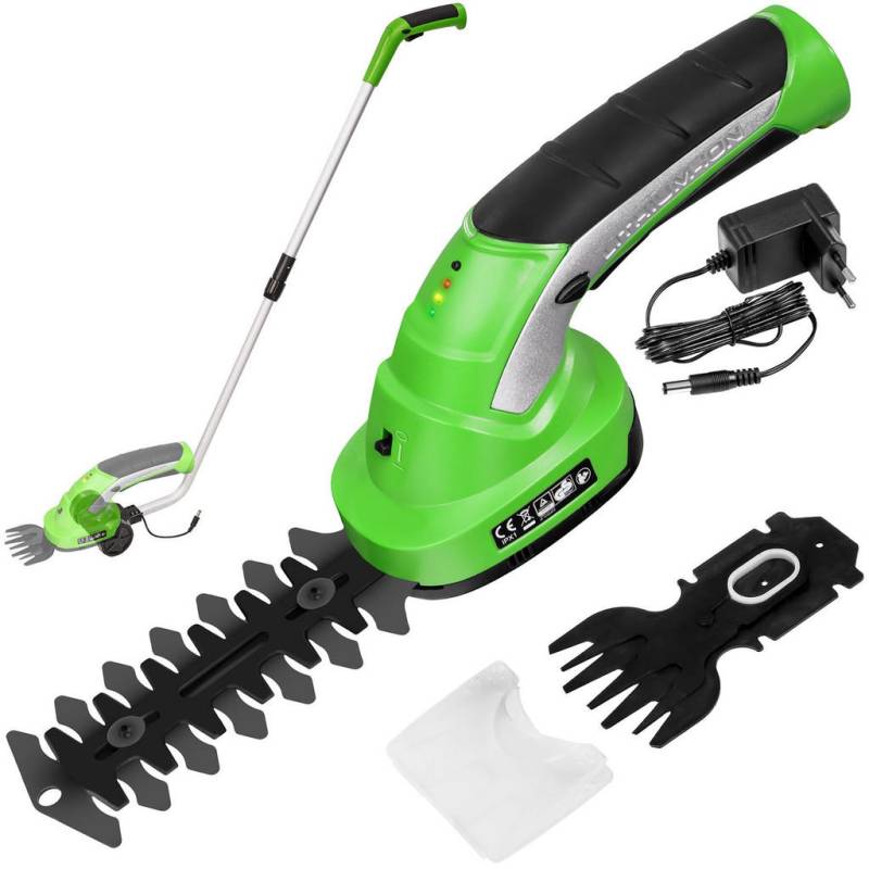 tectake HECKENSCHERE Grün