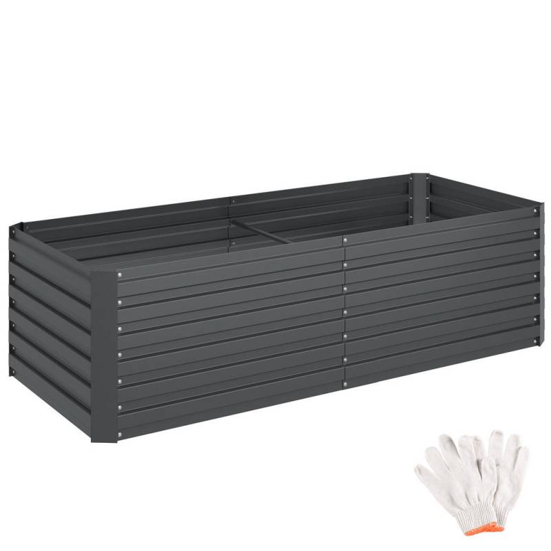 tectake HOCHBEET Anthrazit