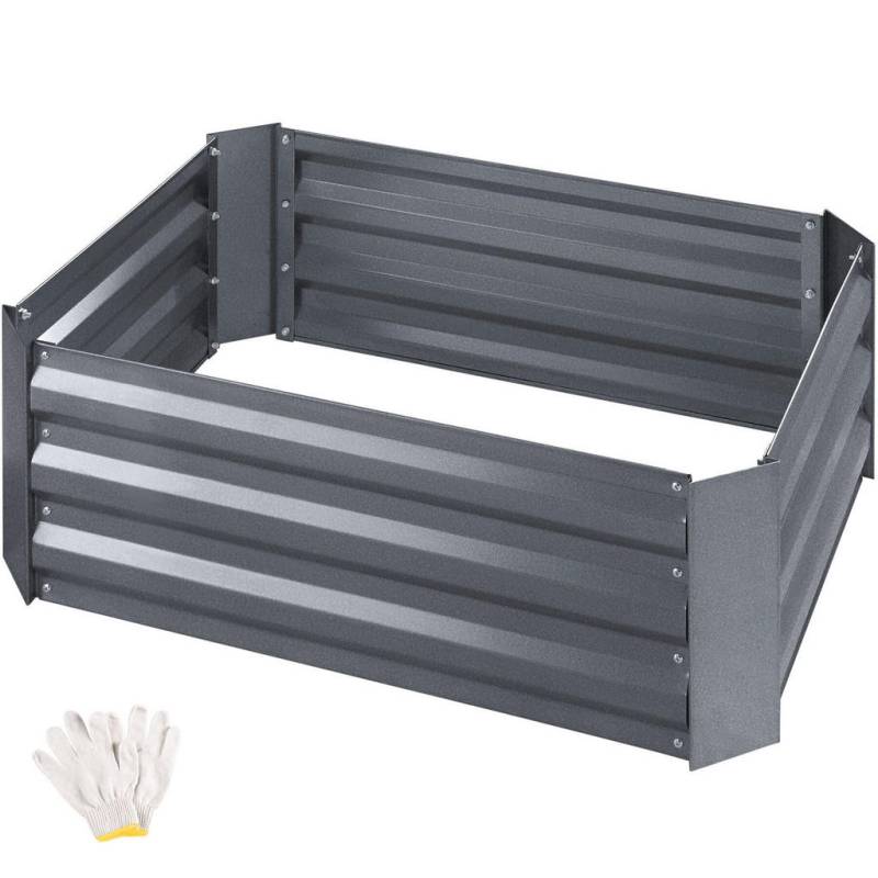 tectake HOCHBEET Grau
