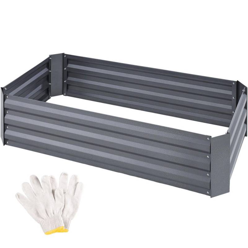 tectake HOCHBEET Grau