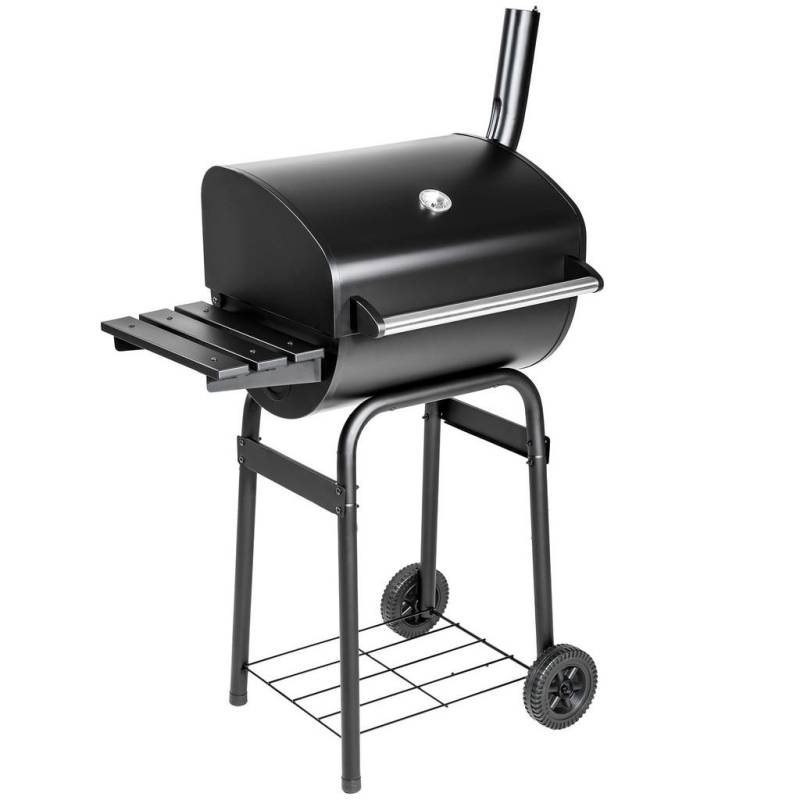 tectake HOLZKOHLEGRILL Schwarz