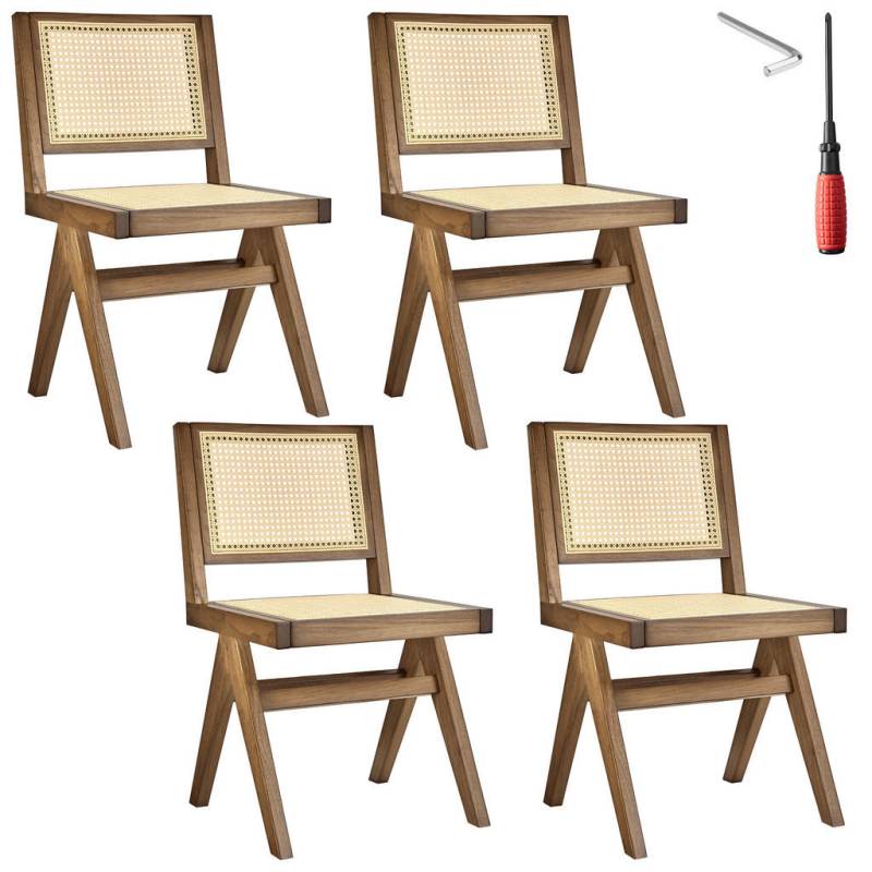 tectake HOLZSTUHL Eiche