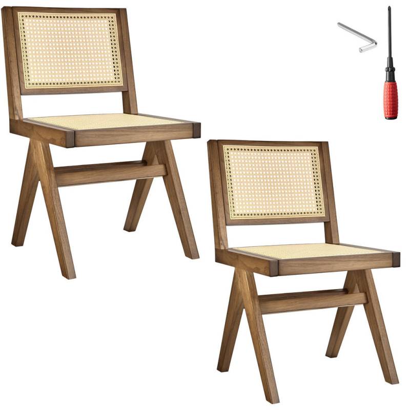 tectake HOLZSTUHL Eiche