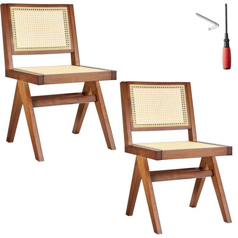 tectake HOLZSTUHL Wildeiche