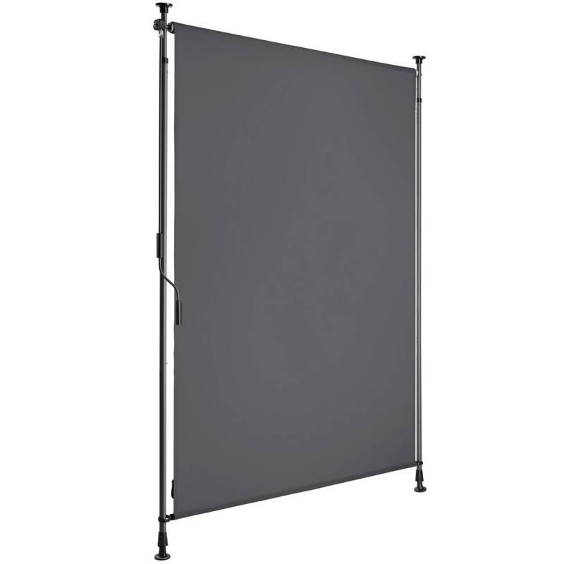 tectake KLEMMMARKISE Schwarz