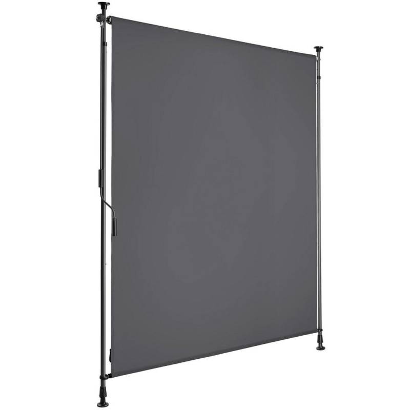 tectake KLEMMMARKISE Schwarz