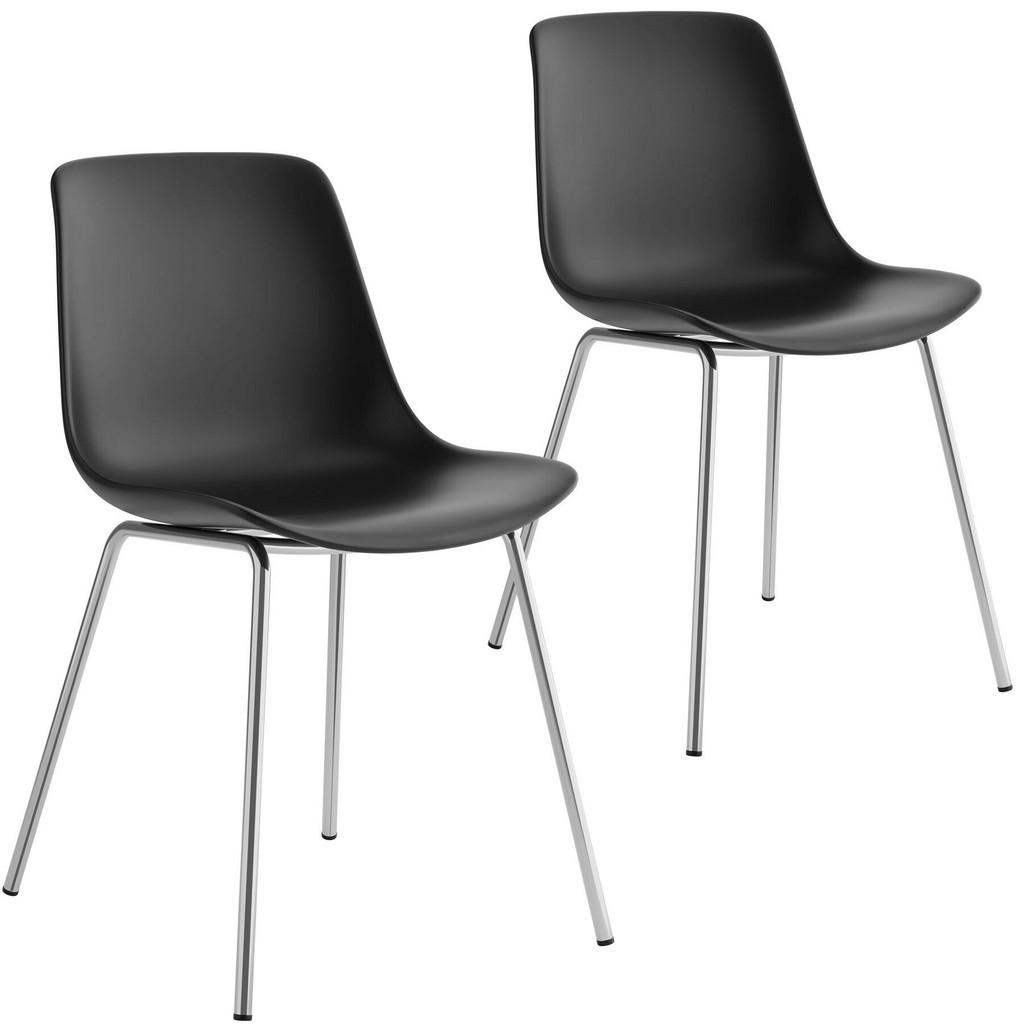 tectake KUNSTSTOFFSTUHL Schwarz tectake KUNSTSTOFFSTUHL Schwarz